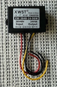 NEW XWST DC-DC Converter XW-3548-24-96W Input 36-48V Output 24V 4A OPEN PACKAGE - Picture 1 of 8