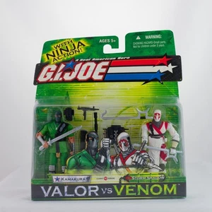 G.I. Joe Valor Vs Venom Kamakura and Cobra Storm Shadow Ninja Action Figure Set - Picture 1 of 6