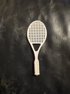 Markenlos weiß Modepuppe Tennisschläger Kunststoff - Bild 1 von 7