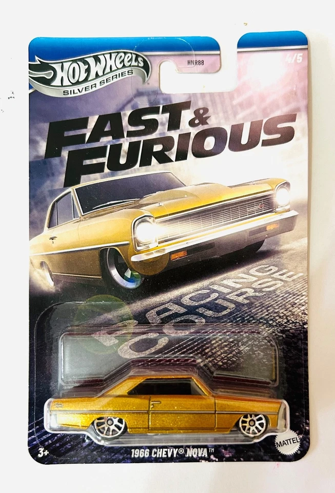 HOT WHEELS SILVER SERIES 2025 FAST & FURIOUS 1966 CHEVY NOVA NUOVA/MAI APERTA - Immagine 1 di 1