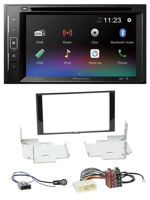 Pioneer Bluetooth MP3 USB 2DIN DAB DVD Autoradio für Nissan Micra Note ab 2013 - Bild 1 von 4