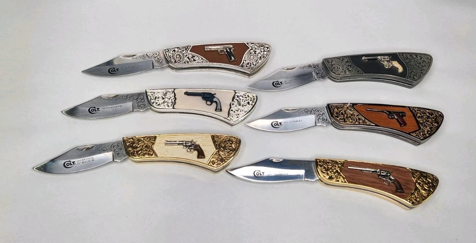 FRANKLIN MINT Colt Collector Knives, each knife features an Iconic Colt Model - Image 1 of 4