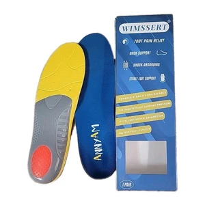 Solette Stivali da Lavoro Gel con Cuscino Poron - Uomo Tg 9-9,5 Donna Tg 11-11,5 - Foto 1 di 7