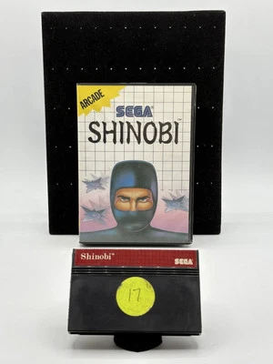Shinobi Sega Master System SMS Game Cartridge Complete In Box CIB - Image 1 of 2