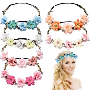 IOPJLK 6 Stück Blumenkranz Stirnband, Haare Kinder, Gänseblümchen Haarband, Co - Bild 1 von 9