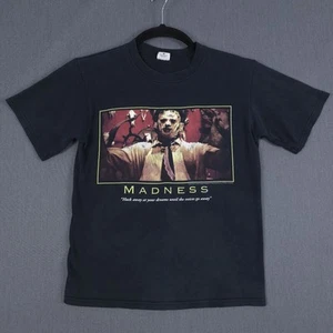 Camisa de Colección Leatherface Madness Talla Pequeña Negra Texas Motosierra Masacre Años 2000 - Imagen 1 de 10
