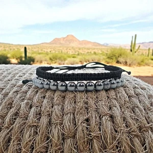 Surferarmband Set, Freundschaft-Partner, Boho, Bundle, schwarz, 5006 - Bild 1 von 9