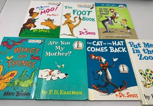 Lot of 7 Learning to Read Hardcover Children Books Early Childhood Young Readers - Picture 1 of 8