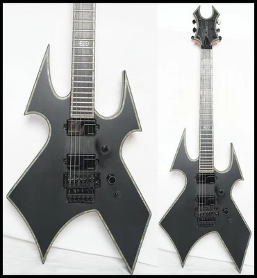 B.C.Rich Warbeast Extreme with Froyd Rose Matte Black Neck-Through Guitar - Image 1 of 4