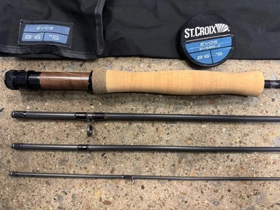 St. Croix EVOS Fly Fishing Rod 586-4 New - Image 1 of 4