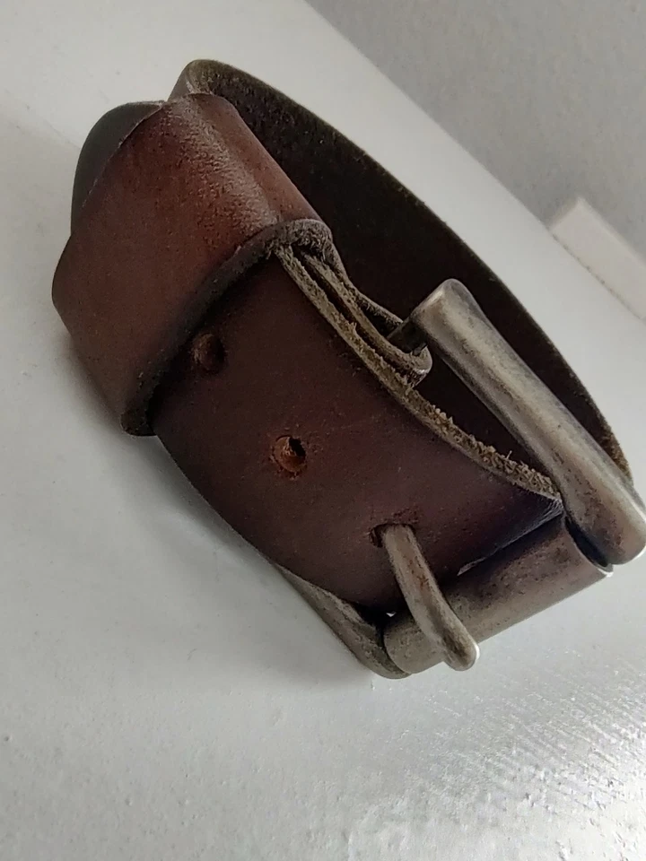 American Eagle Outfitters Genuine Leather Buckle Bracelet Adjustable - Image 1 of 4