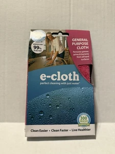 E-Cloth General Purpose Cloth Removes Grease, Grime & Bacteria All Hard Surface - Picture 1 of 2