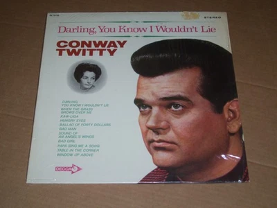 Conway Twitty Darling You Know I Wouldn’t Lie In Shrink 1968 DECCA Nm - Image 1 of 4