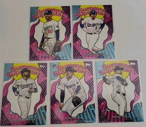 2025 Topps Summer Superstars Dodgers Lot - Betts, Freeman, Hernandez, Sasaki & Snell - Bild 1 von 3