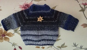 Pullover für Teddybär (Puppe) Handarbeit!   - Bild 1 von 3