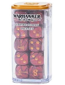 DICE SET di 20 dadi EMPIRE OF MAN warhammer THE OLD WORLD età 12+ - Foto 1 di 1