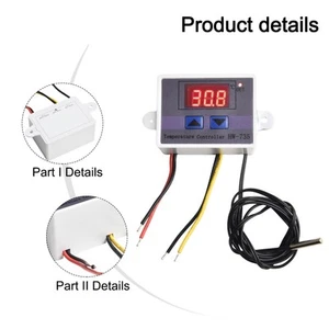 Dual Zone LED Temperature Controller Thermostat for Terrariums and Water Tanks - Picture 1 of 46