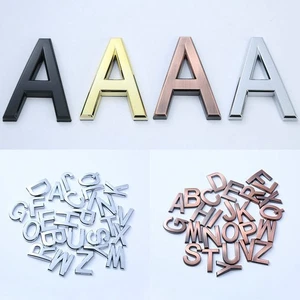 5cm/7cm Letter Digital Sign Plating Sign Number Plate Number 3D Logo Door Head - Picture 1 of 19