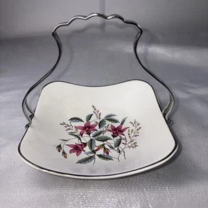 Midwinter Stylecraft Henkel Mode Springfield 1961 Blumen Servierplatte Schale - Bild 1 von 8