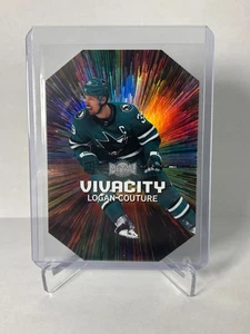 2023-24 Skybox Metal Universe Vivacity Logan Couture #31 of 40 CASE HIT - Picture 1 of 2