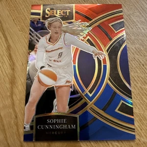 2024 Select WNBA Sophie Cunningham Red/Blue Premier Level 30/399 Indiana Fever - Picture 1 of 5