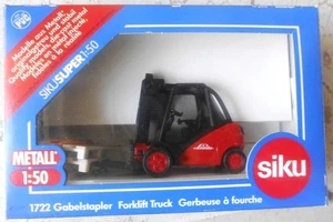 Siku 1722 Linde Gabelstapler rot 1:50 - Neu und OVP - Bild 1 von 8