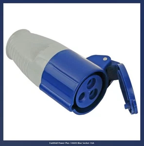 16A NETZANSCHLUSS BLAU STECKDOSE 230V WOHNMOBIL WOHNMOBIL CAMPERVAN VERLÄNGERUNG EHU - Bild 1 von 4