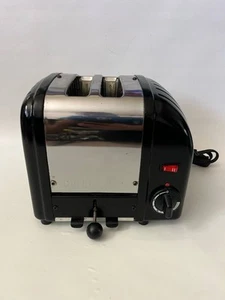 Dualit Modell: 2SLUS 2-Scheiben-Toaster - schwarz, hergestellt in England - Bild 1 von 7