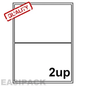 100 Hojas Dirección Láser Inyección de Tinta ETIQUETAS 2 UP 199 x 143mm - Imagen 1 de 1
