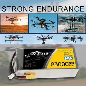 Tattu 25C 23000mAh 22.8V 6S Lipo Battery With XT90-S Plug For UAV Multicopter US - Picture 1 of 5