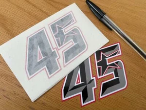 Scott Redding Race Number 45 (par pequeño) - VENDEDOR DEL REINO UNIDO - Imagen 1 de 1