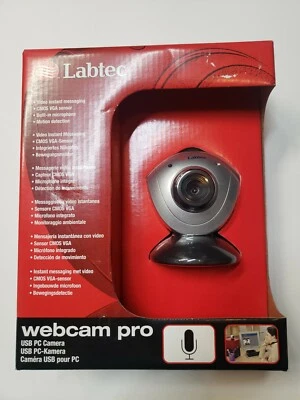 Labtec Webcam Plus USB PC Camera For Multiple Video/Photo Uses BRAND NEW SEALED - Image 1 of 4