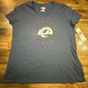 Los Angeles Rams NFL Short Sleeve Logo T-Shirt Women's Large NWT - Picture 1 of 10
