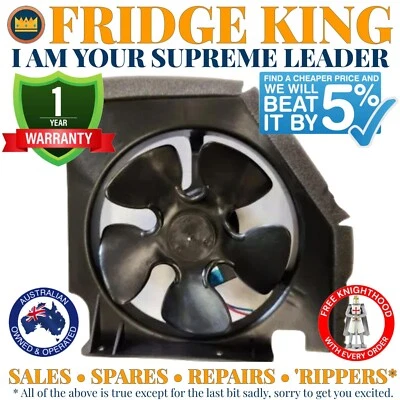 KSM6100WF Kelvinator fridge freezer condenser fan motor assembly assy 242031606 - image 1 of 4