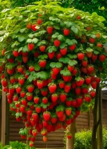 50 Dwarf Bonsai Strawberry Seeds Organic Mini Delicious Fruit Planter Bush Tree. - Picture 1 of 2