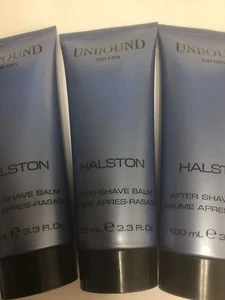 LOT OF 3 - Unbound by Halston After Shave Balm 3.3oz/100ml  For Men No Box NEW.  - Picture 1 of 4