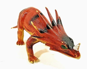 Vintage 1985 Imperial Styracosaurus Dinosaur Figurine 10.5" Hong Kong Retired - Picture 1 of 8