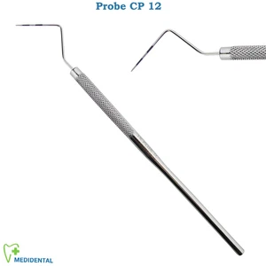 Paro Zahnsonde Probe CP-12 ohne Kugelende Messsonde farbcodiert Diagnostik Tools - Bild 1 von 4