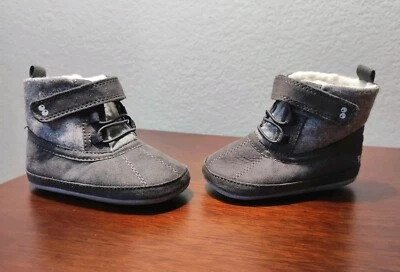 Surprize Stride Rite Infantil Gris Zapatos Etapa 1 Pre-Caminante 6-12 MESES Botas Foto 1 de 4
