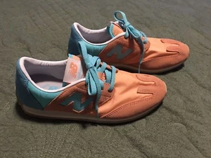 New Balance CCPF D Halbmarathon Nylon/Wildleder Pink Grün US 4 NEU - Bild 1 von 4