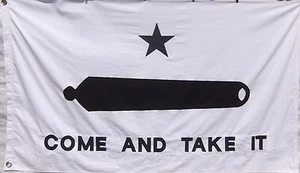 HEAVY COTTON 3 X 5 GONZALES TEXAS REPUBLIC STATE FLAG SEWN DETAILS - Picture 1 of 1