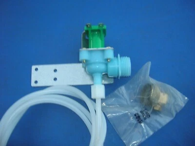 Válvula de agua para hacer hielo genuina OEM Frigidaire 120V #218720400 + conn de entrada + Jaco Foto 1 de 4