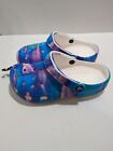 Crocs Classic Out Of This World II 206868-90H Women&#39;s Blue/Purple Clogs 8 NR1524