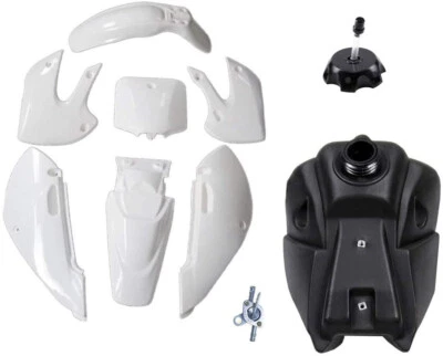 Kit de tanque de combustível carenagem plástico Fender para Kawasaki KLX 110 DRZ KX65 pit dirt bike - Imagem 1 de 4