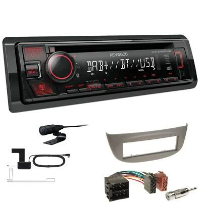 Kenwood Autoradio Spotify DAB Bluetooth USB Set für Renault Wind hellgrau - Bild 1 von 4