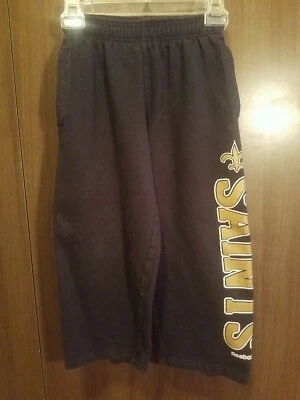 NFL New Orleans Saints Equipo Ropa Reebok Jóvenes Niños Pantalones deportivos Talla 8 Foto 1 de 4