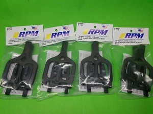 4x Braccetti Sospensione Anteriori e Posteriori Neri RPM 80462 Traxxas 2.5 3.3 Tmaxx Emaxx - Foto 1 di 1