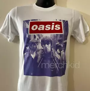 OASIS band Liam Noel Gallagher 90s Britpop Vintage Style T-shirt - Picture 1 of 1