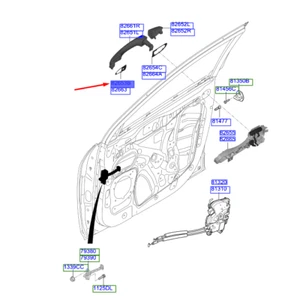 HYUNDAI KONA MK1 Türgriffauflage vorne links 82653J9000 NEU ORIGINAL - Bild 1 von 2
