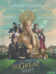 2022 ELLE FANNING The Great Hulu TV series PRINT AD Screen Actors Guild nominee - Picture 1 of 1